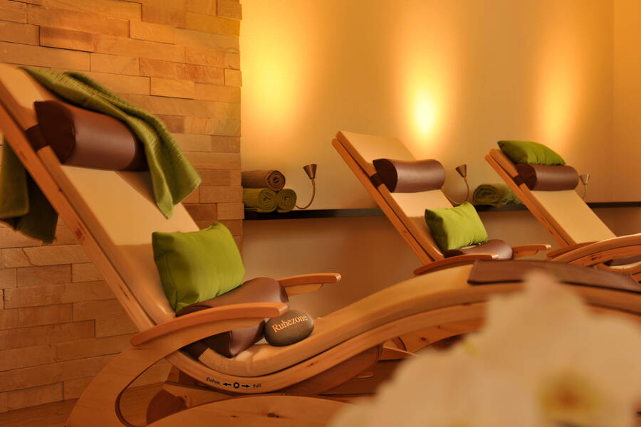 Ruheraum im Wellness Bereich Gehaichnis im Hotel Birkenhof in Klosterkumbd