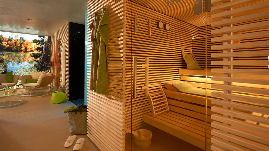 Wellnessbereich im Hotel Birkenhof im Hunsrück mit Sauna